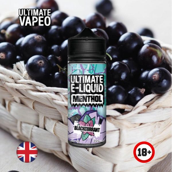 Grosellas negras recién cosechadas tanto agrias como dulces con una hermosa mezcla de mentol. 100 ml de llenado corto, 0 mg de nicotina, 70% VG, 30% PG%, contiene aromas mixtos.